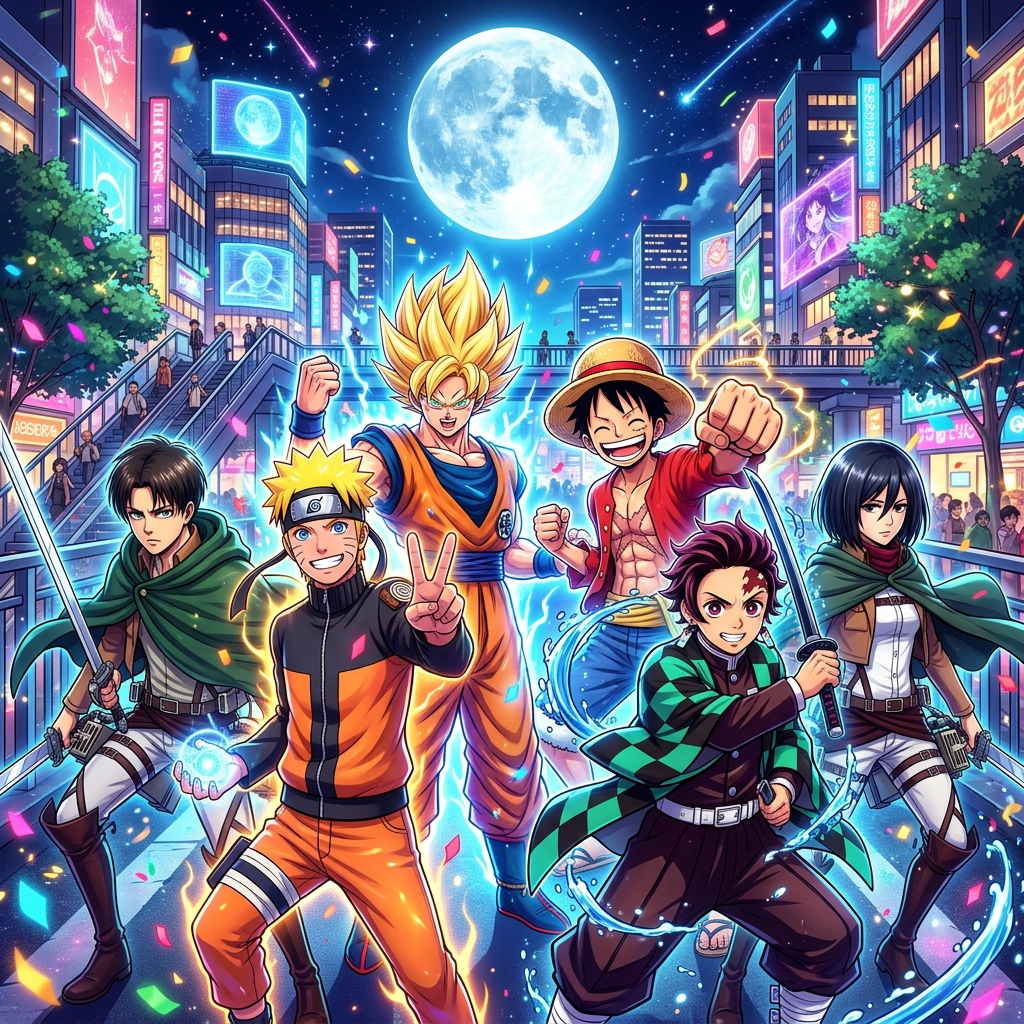 KH Anime Featured Key Art